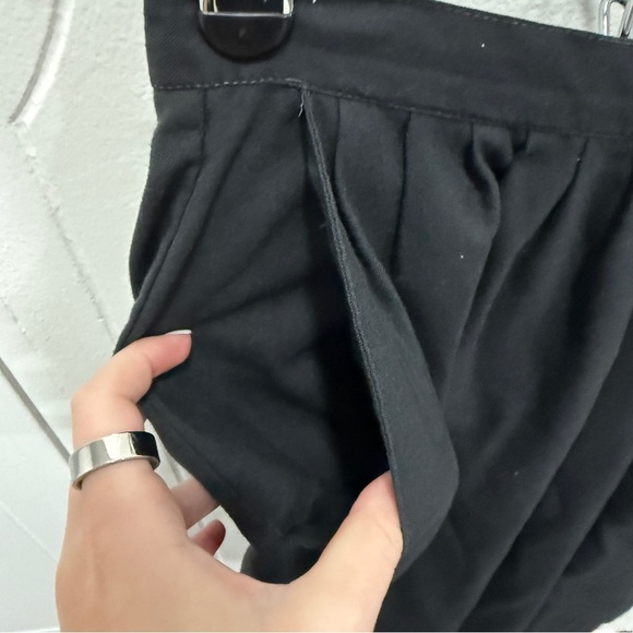 Vintage Julane New York Black Pleated Mini Skirt - Picture 3 of 9